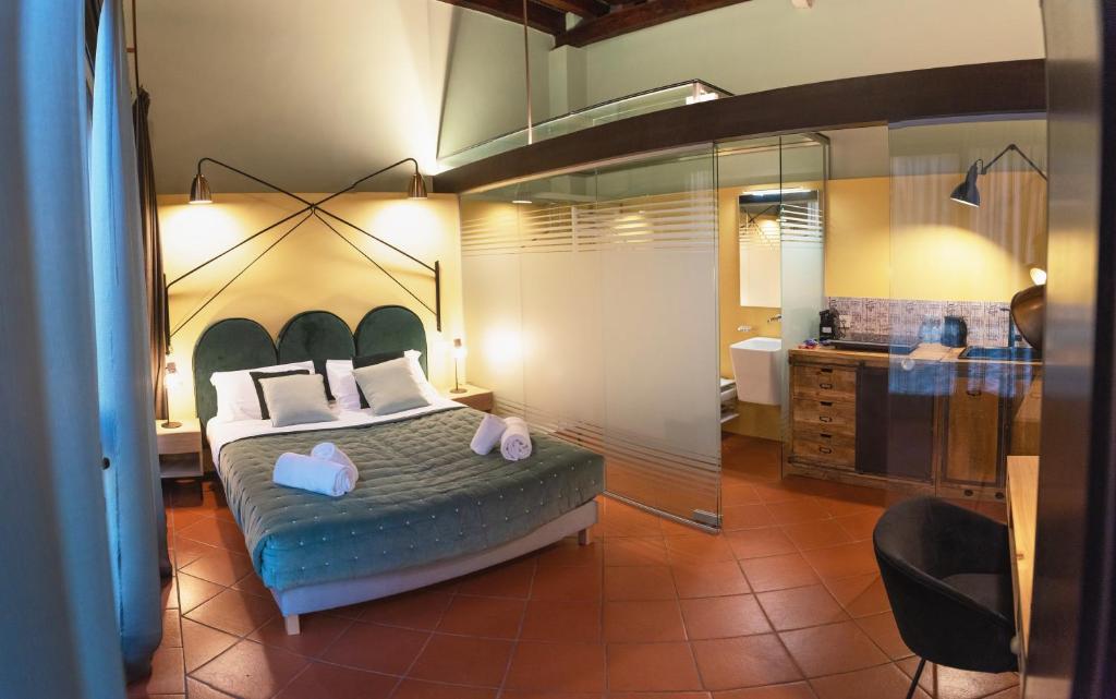 Posteľ alebo postele v izbe v ubytovaní Italianflat - Empireo Rooms - 200mt to Arena