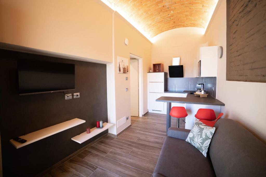 TV a/nebo společenská místnost v ubytování BuonVivere House