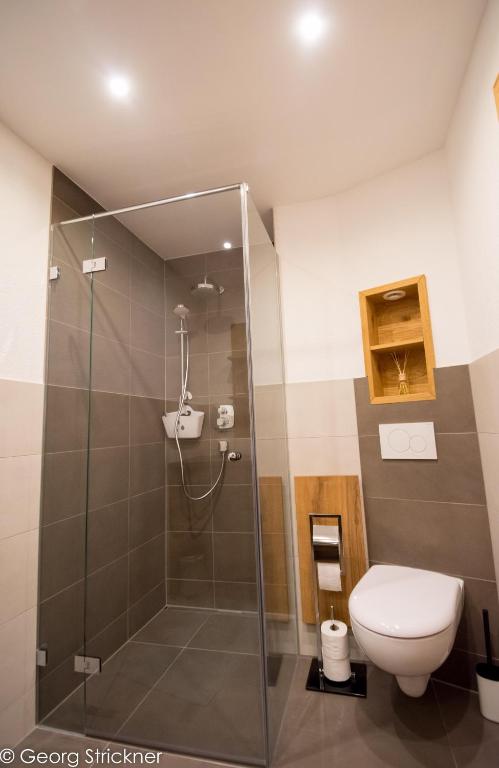 Koupelna v ubytování Ferienwohnung Strickner