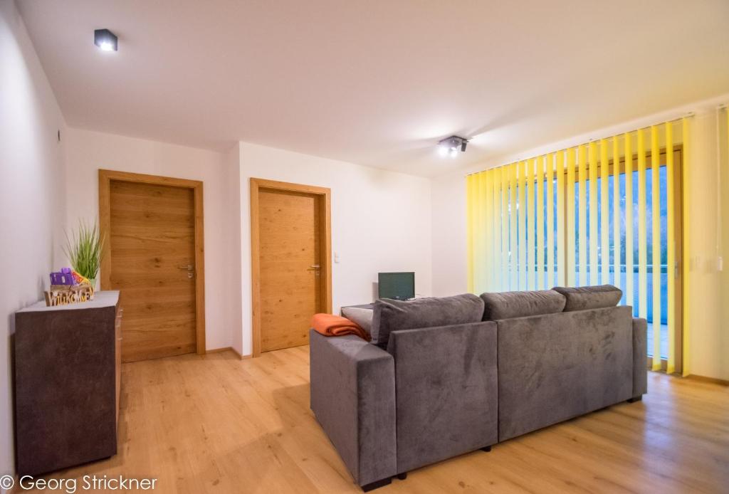 Posezení v ubytování Ferienwohnung Strickner