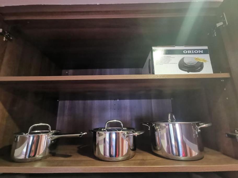 A kitchen or kitchenette at Erika's House.