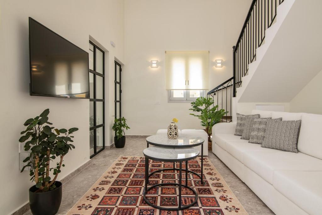 Posezení v ubytování Kaletzia villas