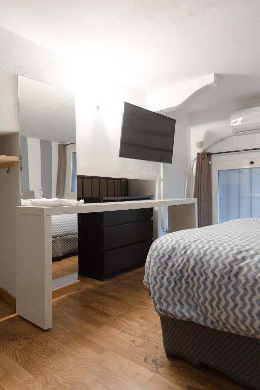 Postel nebo postele na pokoji v ubytování BAGNO PRIVATO - stanza doppia