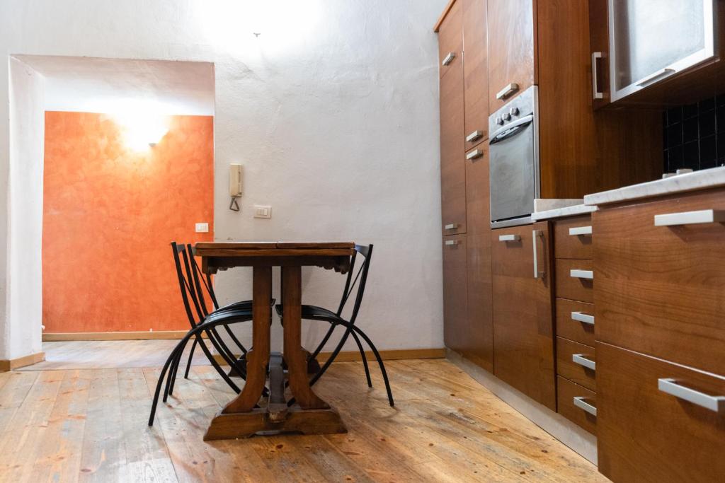 Kuchyň nebo kuchyňský kout v ubytování BAGNO PRIVATO - stanza doppia