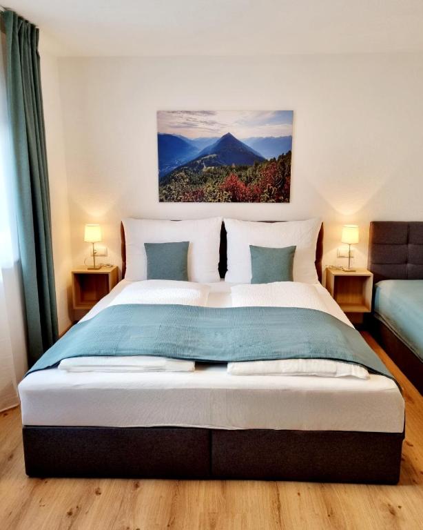 Postel nebo postele na pokoji v ubytování Appartements Falkner