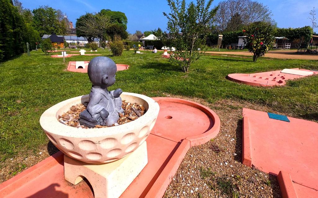 Zahrada ubytování Glamping Terre & Mer
