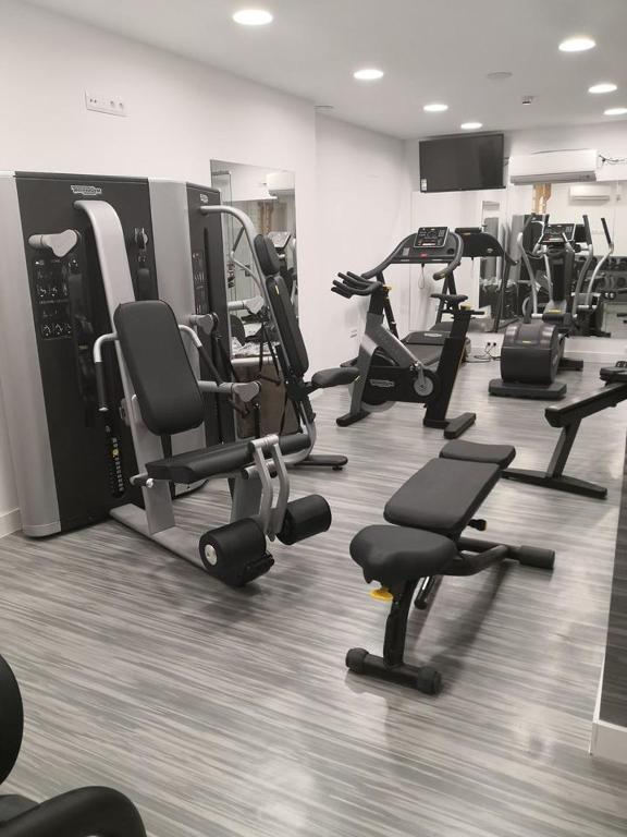 Posilňovňa alebo fitness centrum v ubytovaní Apartamento Trinidad Grund
