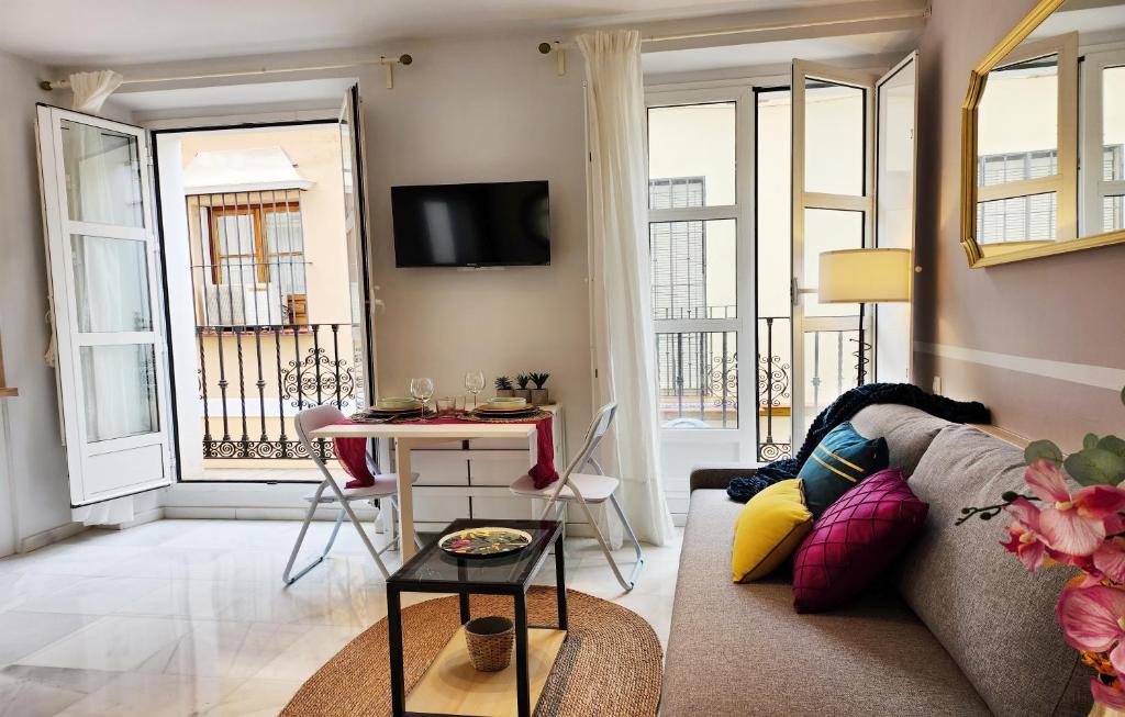 Posezení v ubytování Lovely Center Apartments Seville - Balcony Lux Sol