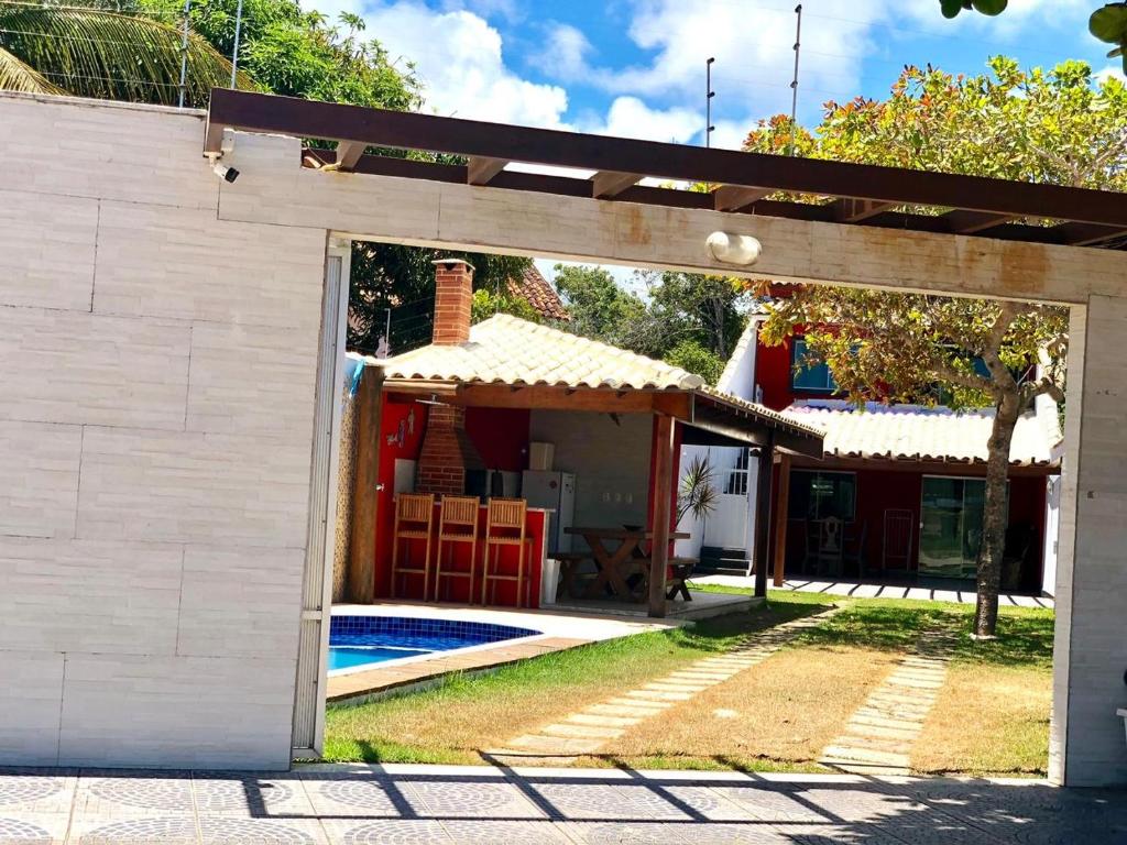 Casa con patio y piscina en Casa espaçosa 15h 800m praia, en Porto Seguro