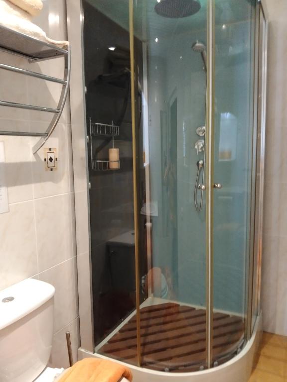 Koupelna v ubytování Villa Mancina