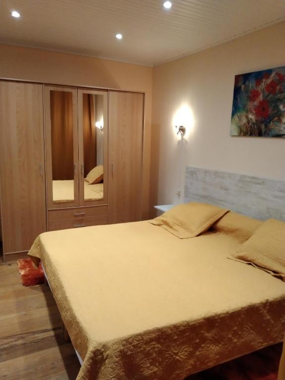Postel nebo postele na pokoji v ubytování Villa Mancina