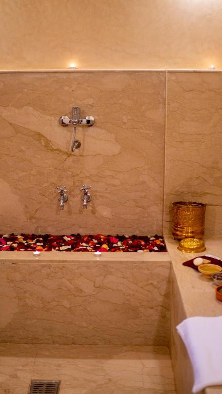 Koupelna v ubytování Riad villa saphir & SPA