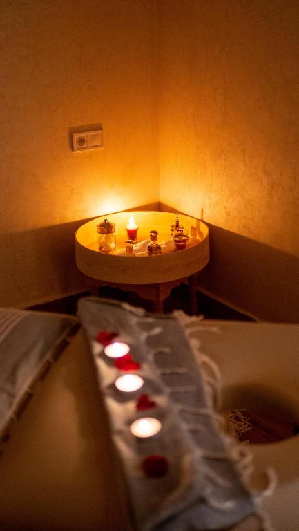 Lázně a/nebo wellness v ubytování Riad villa saphir & SPA