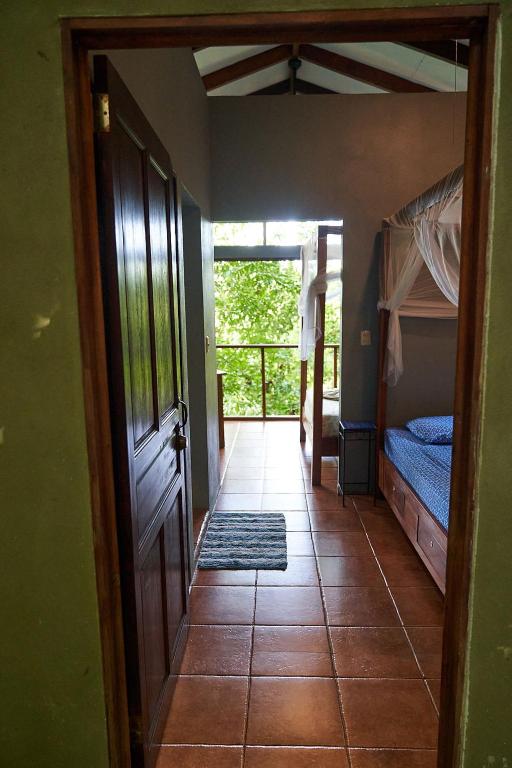 Postel nebo postele na pokoji v ubytování Luz En El Cielo Eco-B&B/Hostel