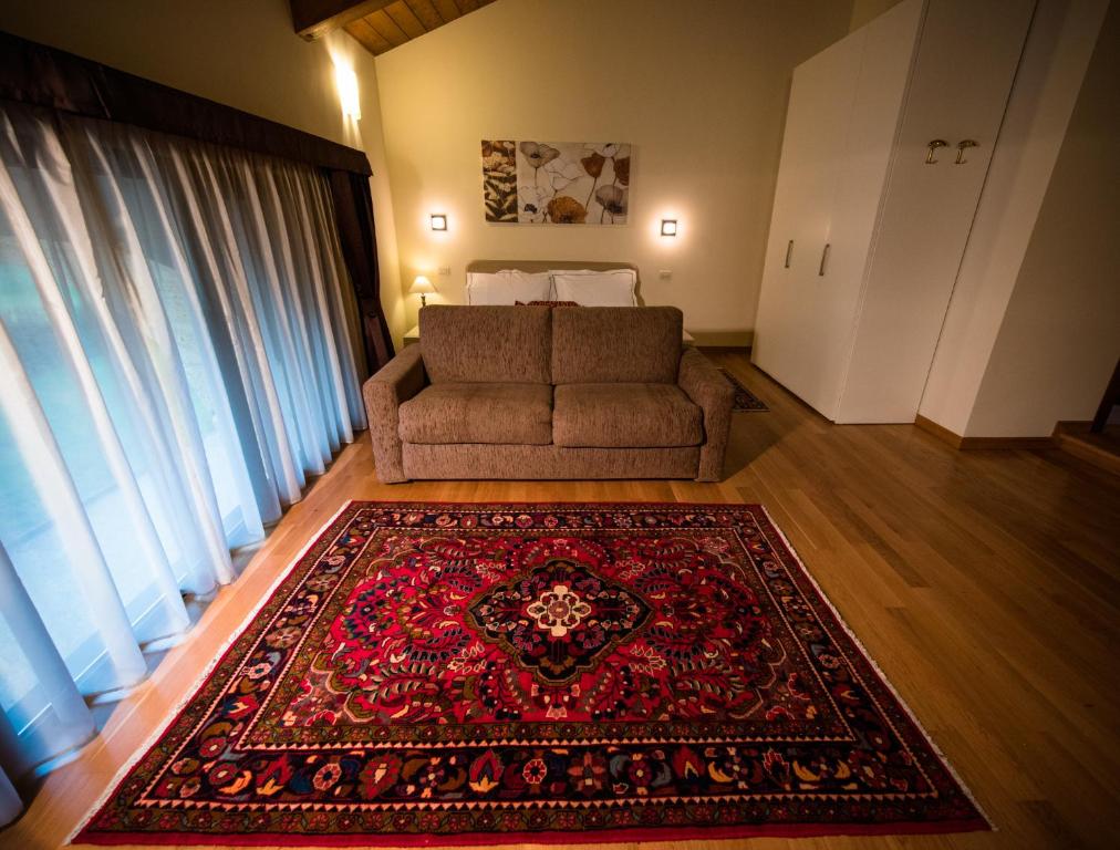 Posezení v ubytování Residence Cà Beregana