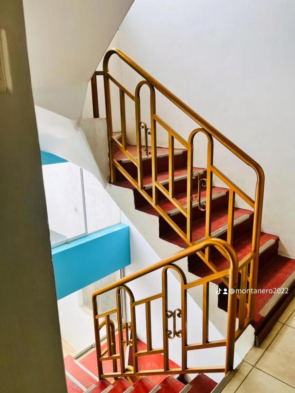 Bazén v ubytování Montañero Hostel nebo v jeho okolí