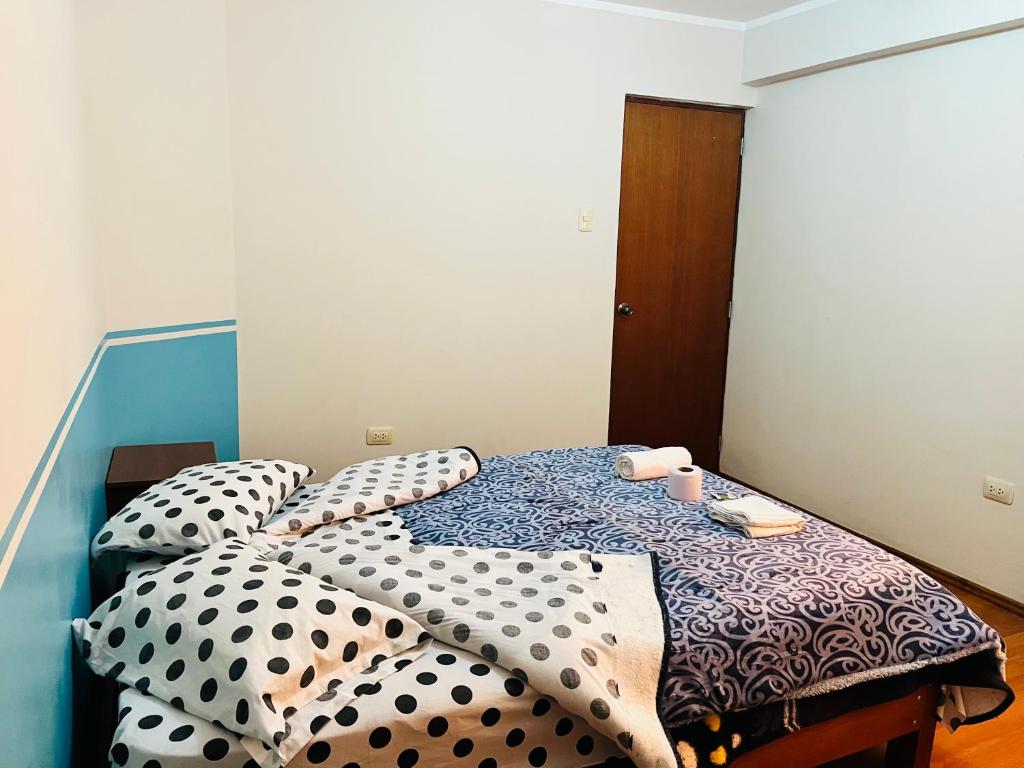Postel nebo postele na pokoji v ubytování Montañero Hostel