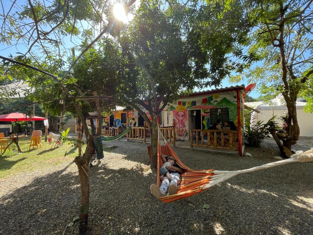 Kawasan permainan kanak-kanak di Sisio Hostal