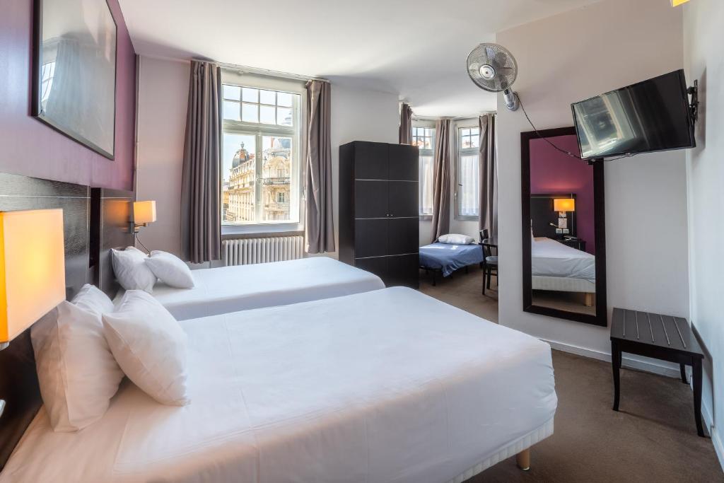 Hôtel Le Mondon Metz - Habitación Doble Con Cama Supletoria