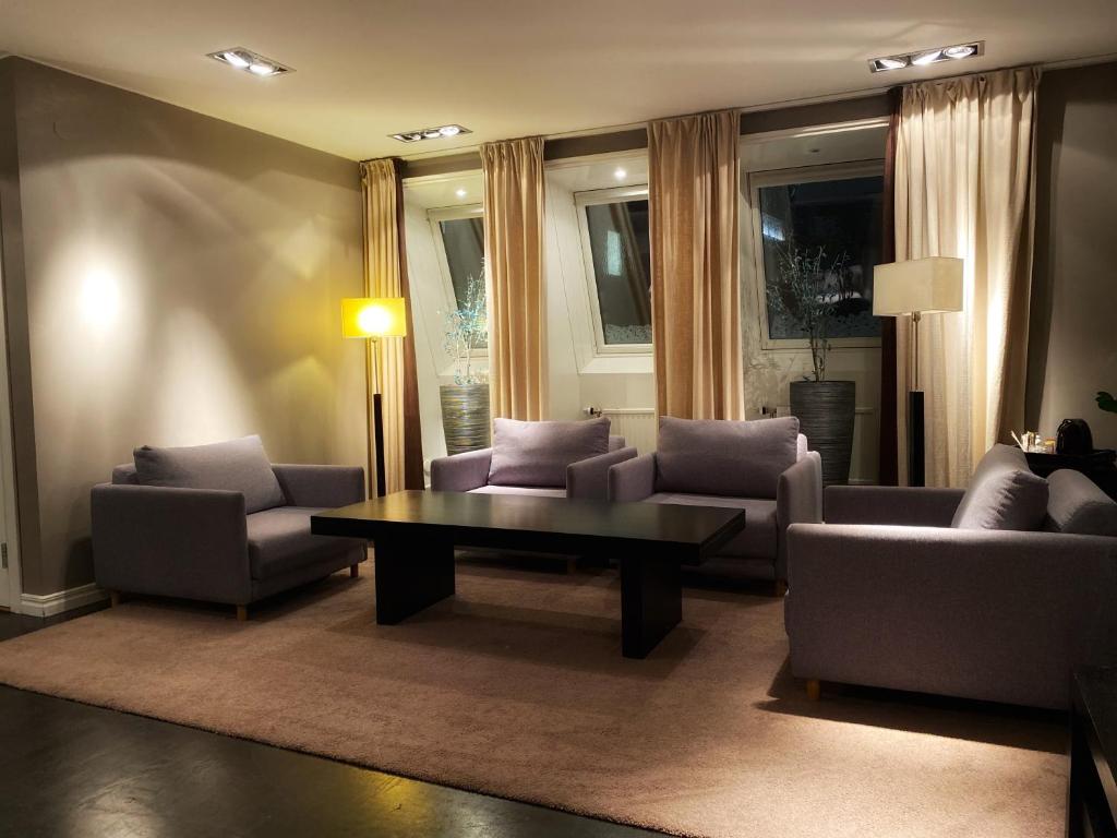 Posezení v ubytování Hotel Villan