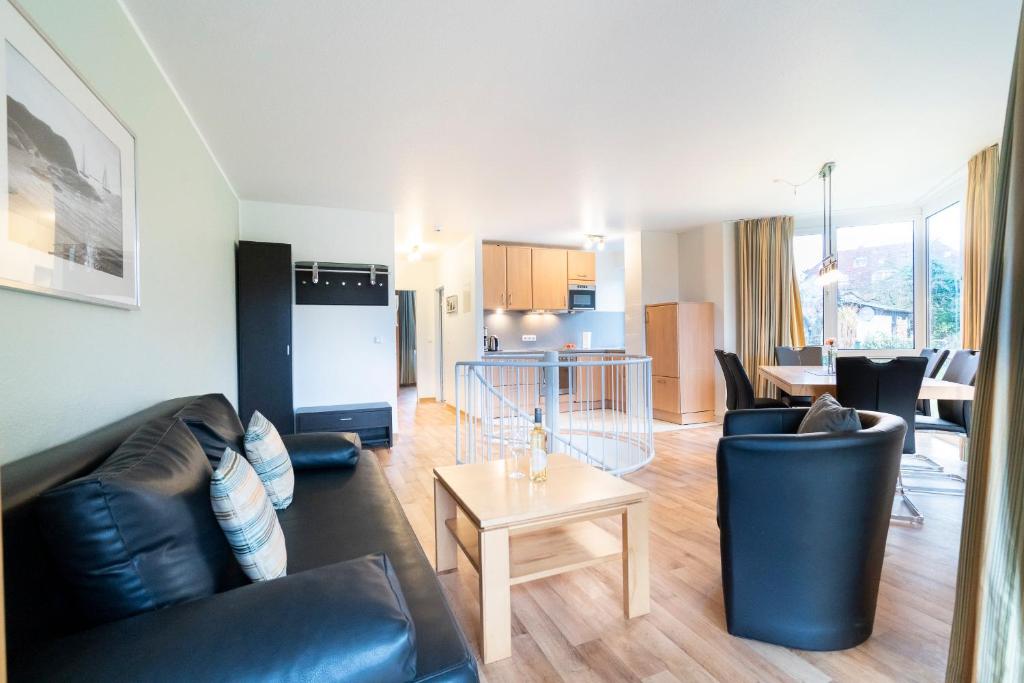 Kuchyň nebo kuchyňský kout v ubytování Wohnpark am Mühlenteich - Appartement 27