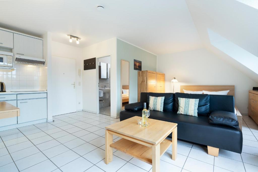 Kuchyň nebo kuchyňský kout v ubytování Wohnpark am Mühlenteich - Appartement 24