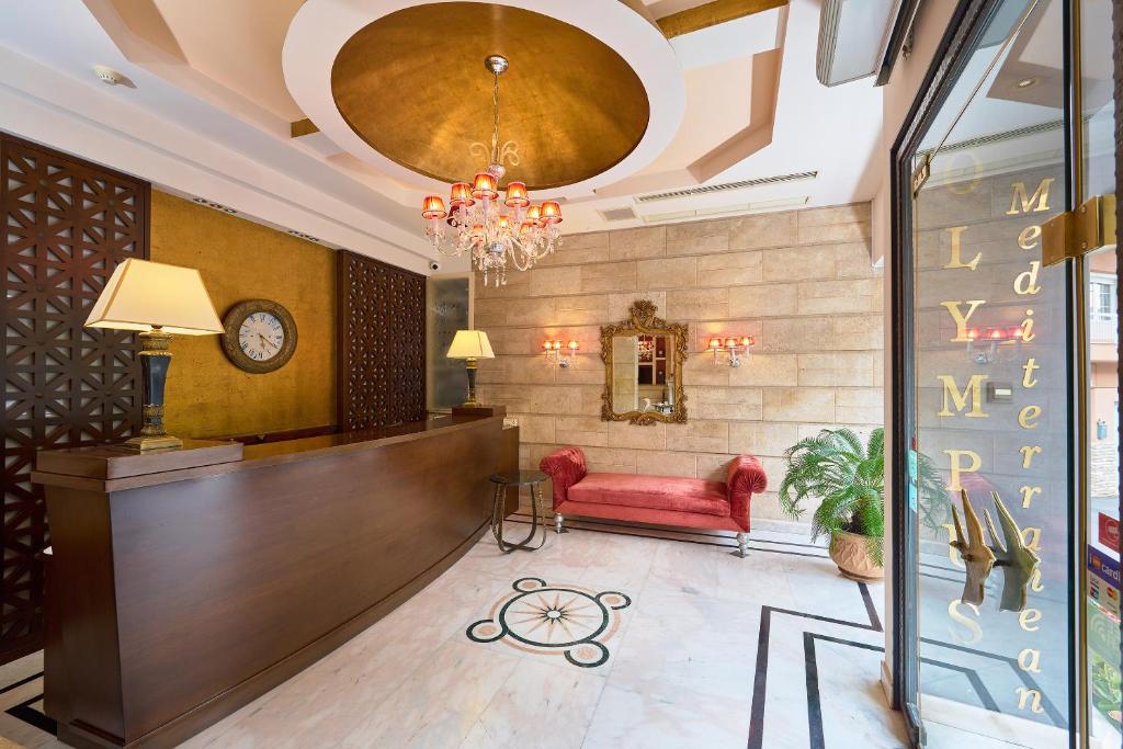 Posezení v ubytování Olympus Mediterranean Boutique Hotel