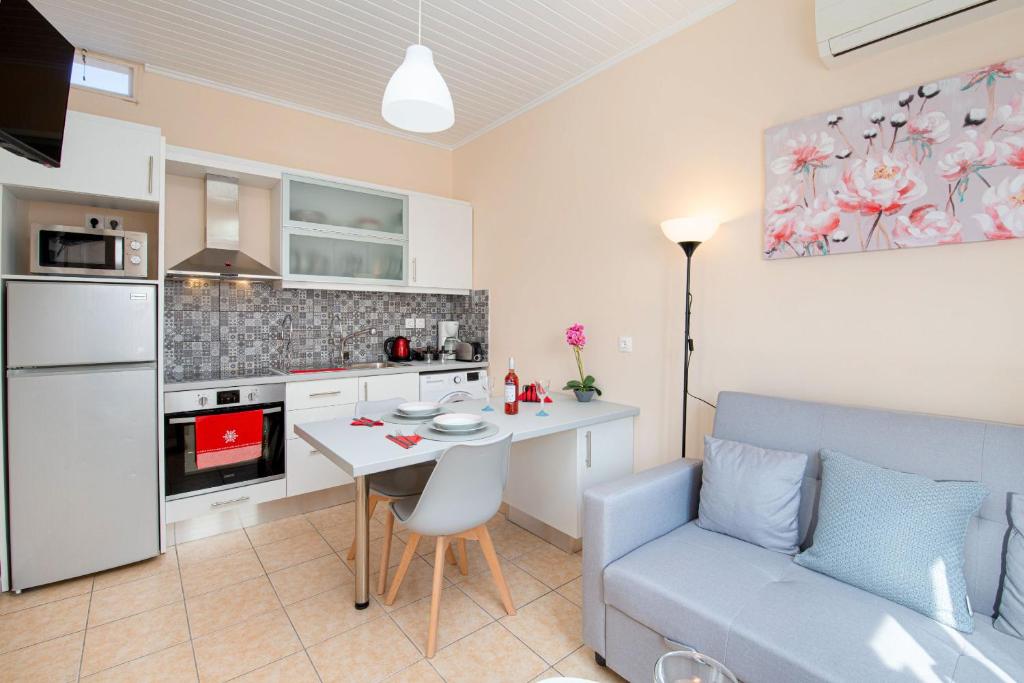 Kuchyň nebo kuchyňský kout v ubytování Xenia House