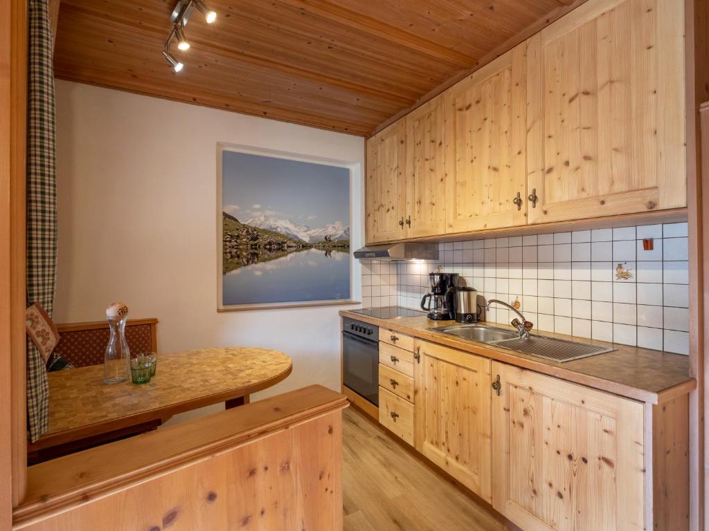 Kuchyň nebo kuchyňský kout v ubytování Landhaus Elfi