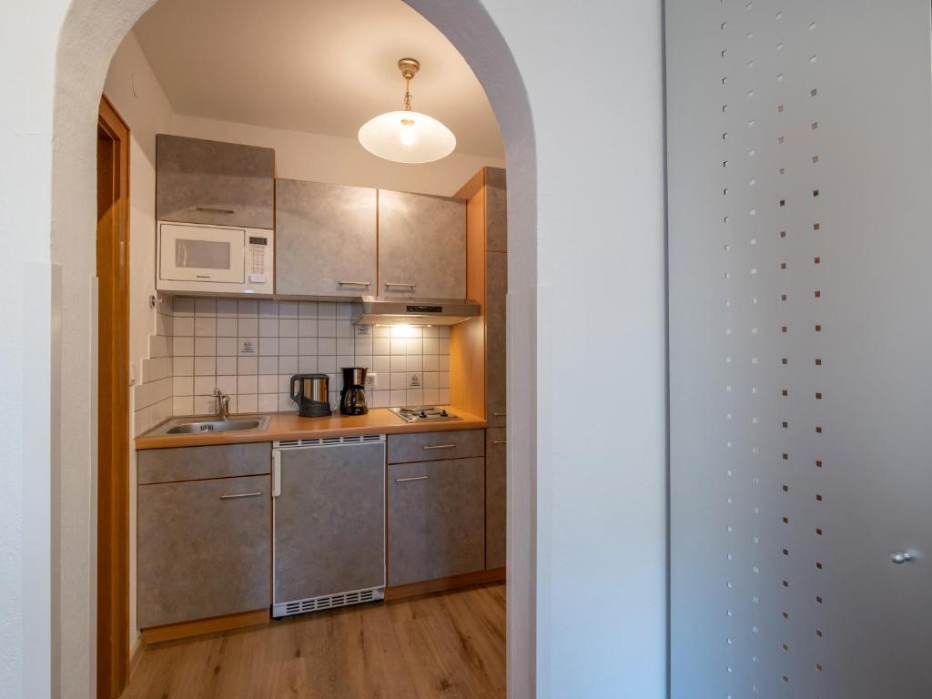 Kuchyň nebo kuchyňský kout v ubytování Landhaus Elfi