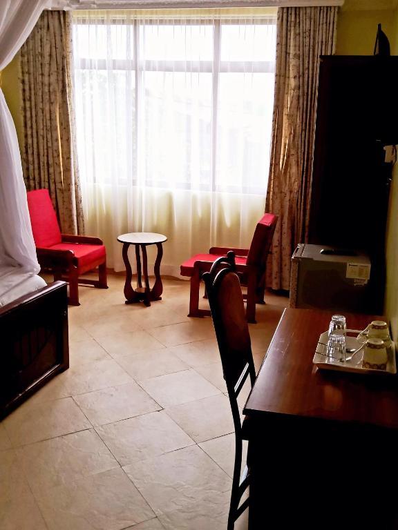 Posezení v ubytování Monrovia Guest House