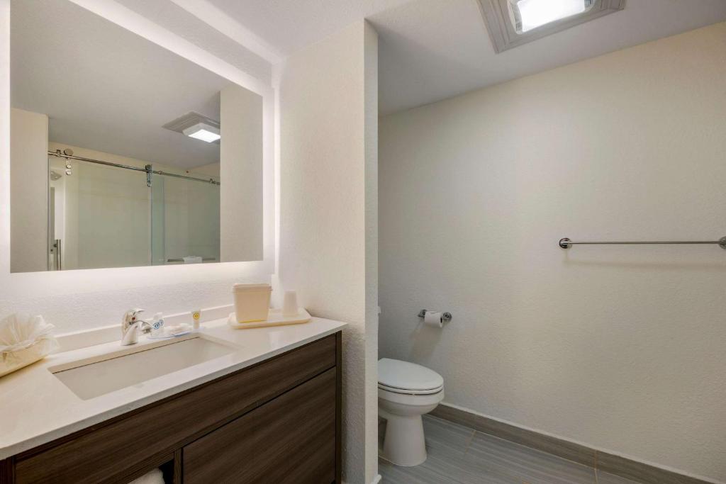 Koupelna v ubytování Comfort Inn