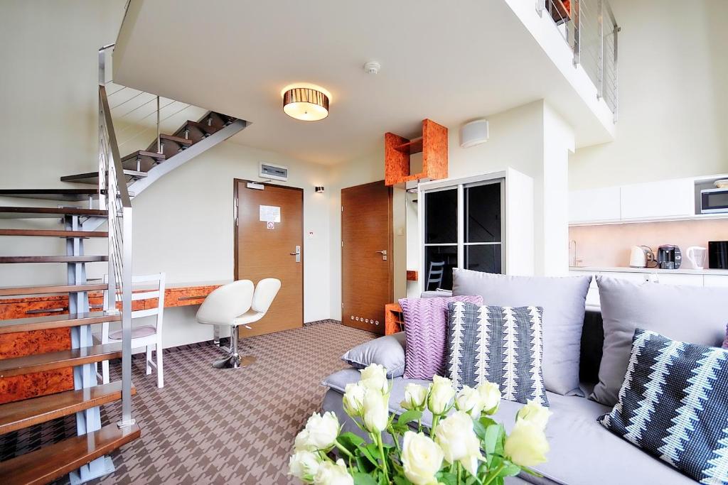 Posedenie v ubytovaní 408 w ROYAL TULIP SAND 200 m plaża prywatny DOBRUK APARTAMENTY