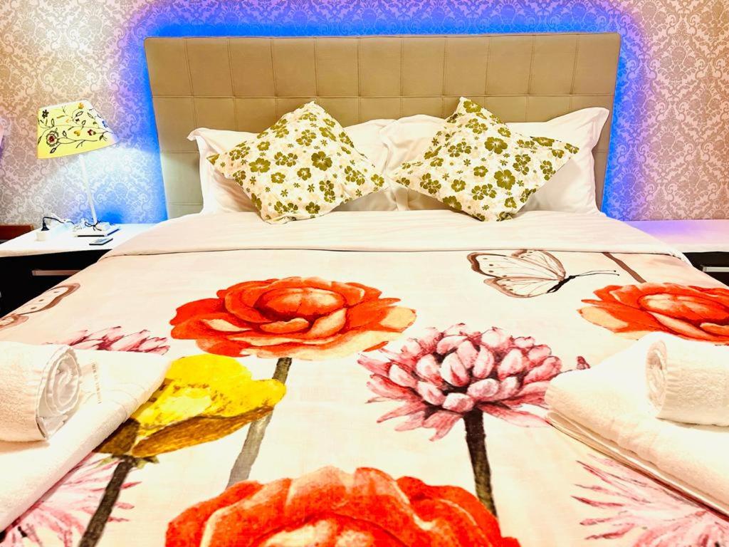 Łóżko lub łóżka w pokoju w obiekcie Green Guesthouse