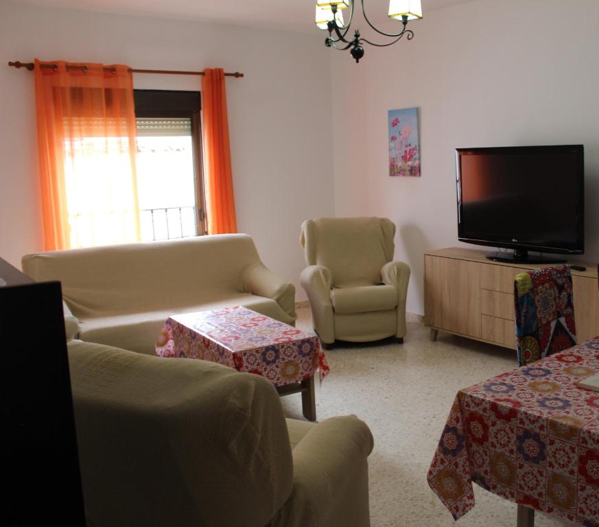 TV a/nebo společenská místnost v ubytování El Rincón de Matías (Apartamento turístico)