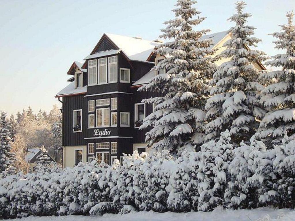 Villa Lydia v zimě