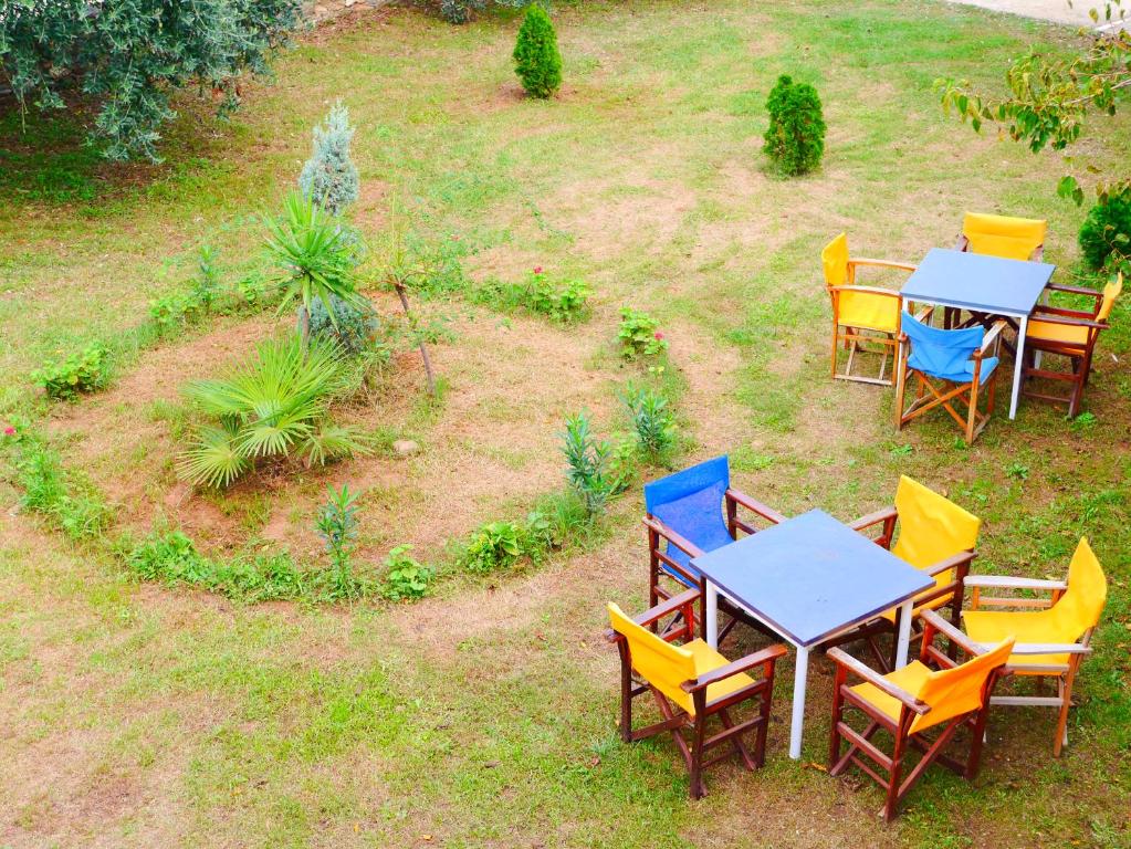 Vonkajšia záhrada v ubytovaní Blue Sky Villas