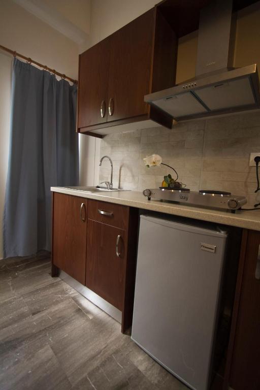 Kuchnia lub aneks kuchenny w obiekcie Falassarna Beach studios&apartments