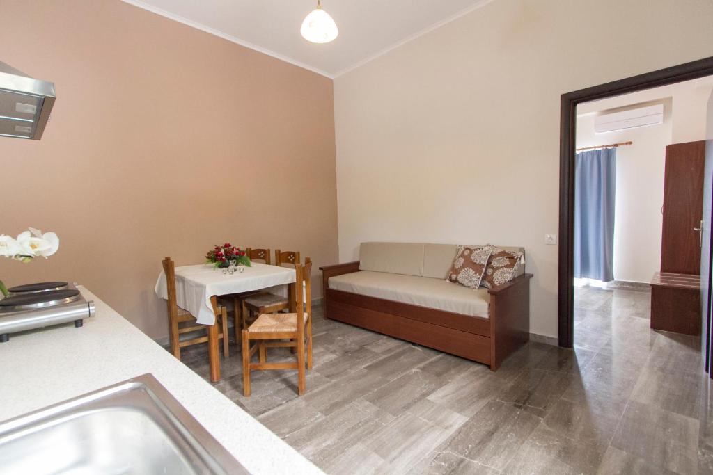 Część wypoczynkowa w obiekcie Falassarna Beach studios&apartments