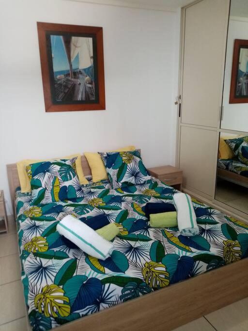 Postel nebo postele na pokoji v ubytování Apt 2 chambres Vue Lagon