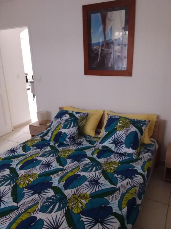 Postel nebo postele na pokoji v ubytování Apt 2 chambres Vue Lagon