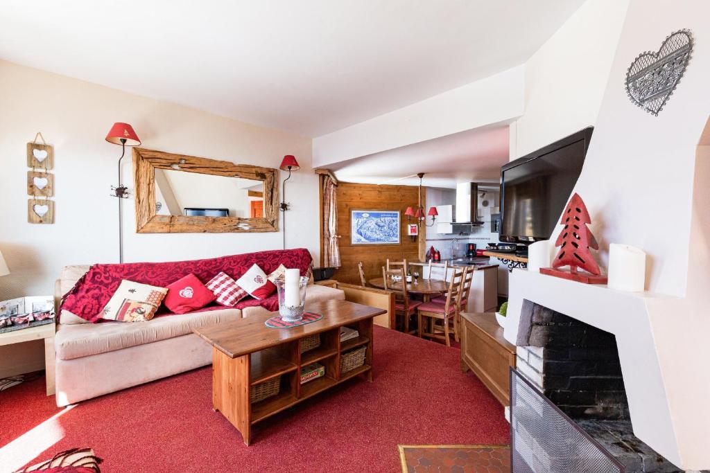Posezení v ubytování Chalet Choucas by Avoriaz Chalets