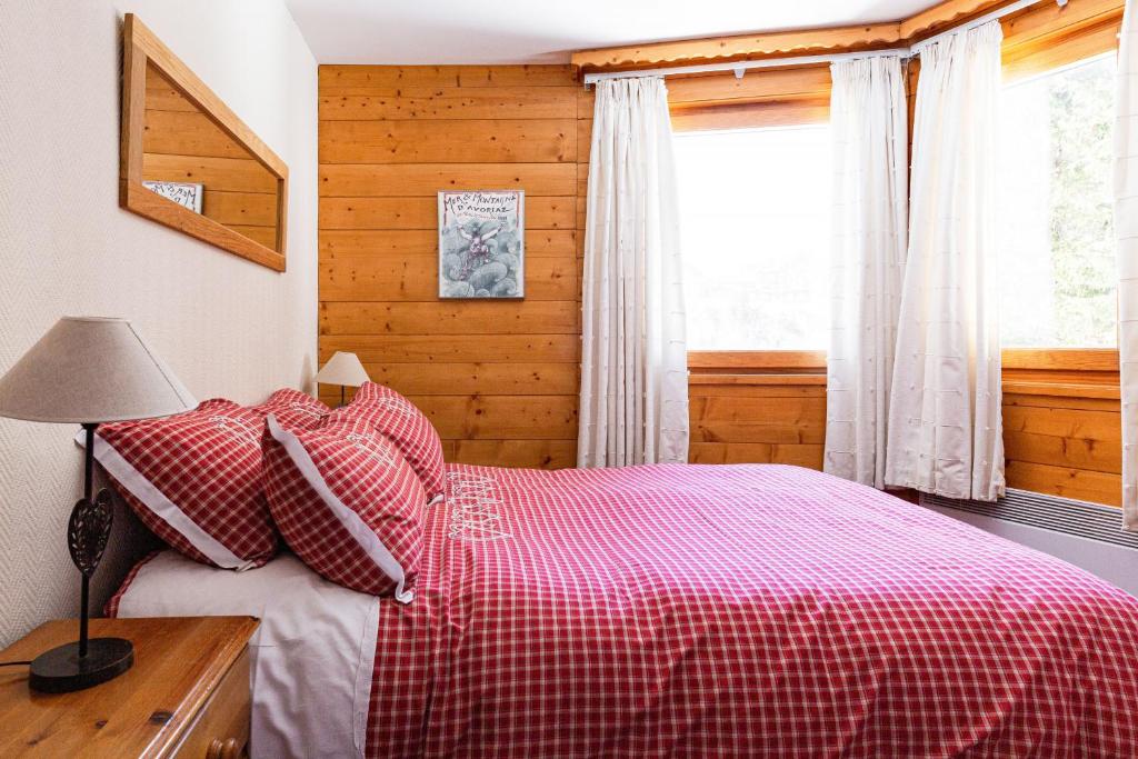 Postel nebo postele na pokoji v ubytování Chalet Choucas by Avoriaz Chalets
