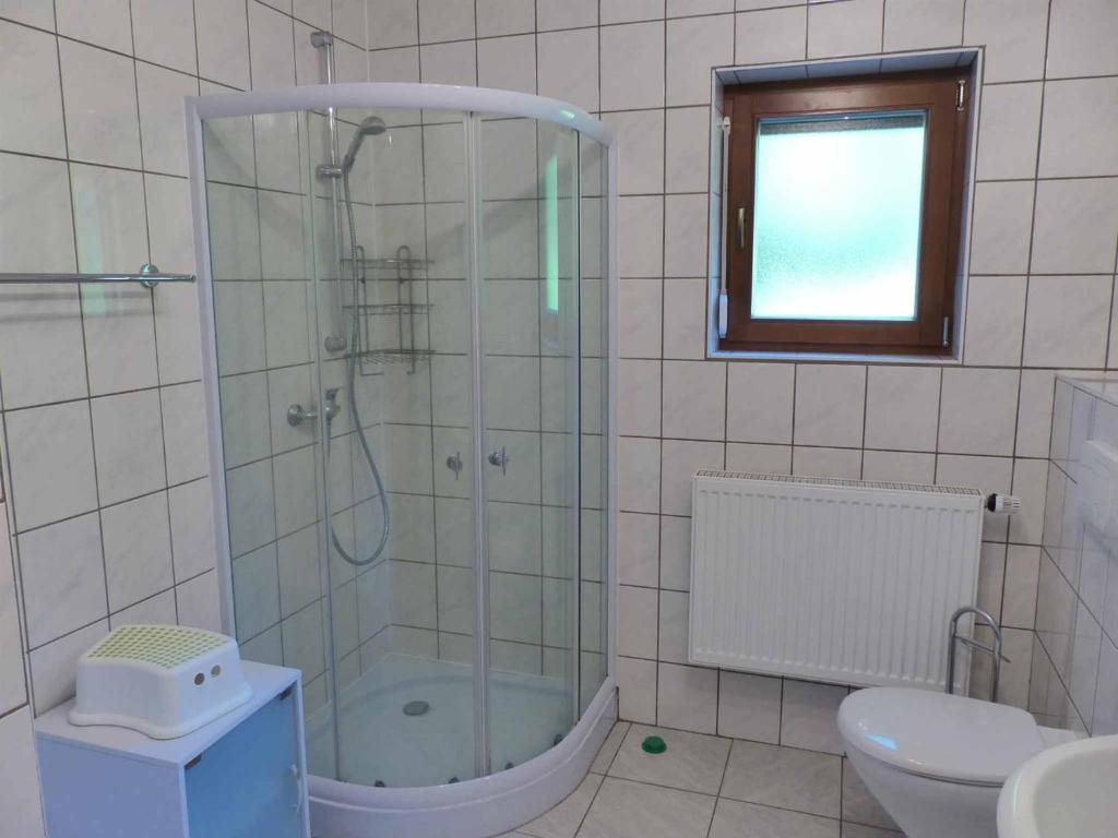 Koupelna v ubytování FeWo H.Reußwig