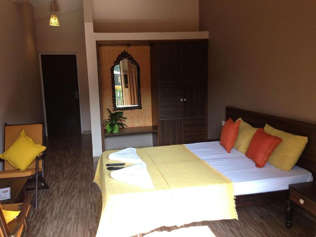 Postel nebo postele na pokoji v ubytování Hotel Bonanza