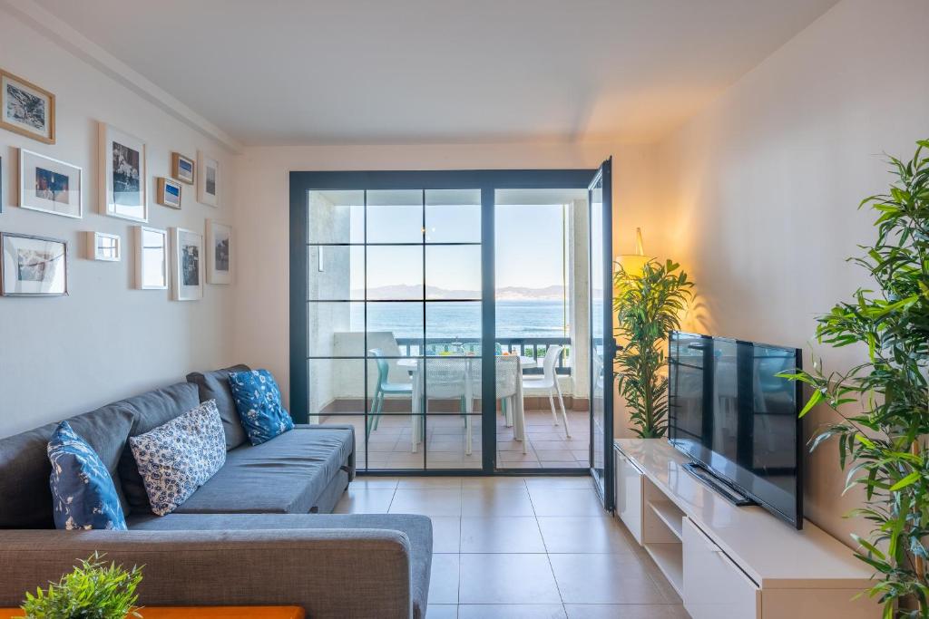 Posezení v ubytování Apartamento Claire