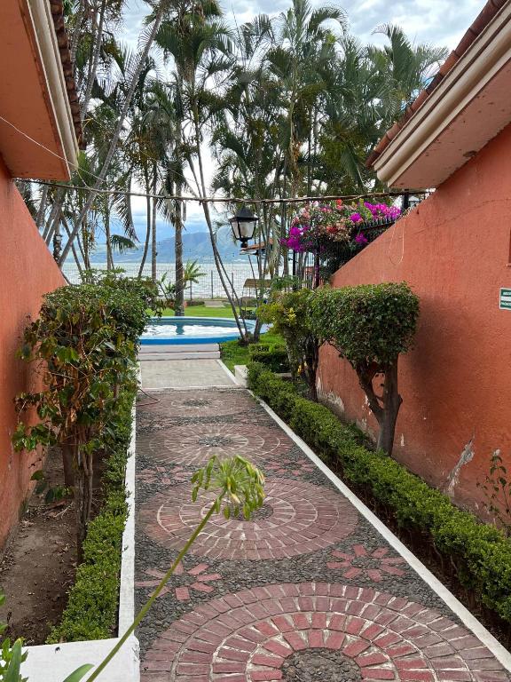 Zahrada ubytování Hotel Villas Ajijic, Ajijic Chapala Jalisco