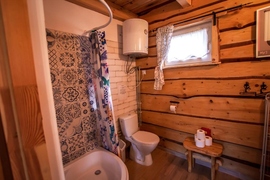 Kúpeľňa v ubytovaní LESZCZYNOWY STOK