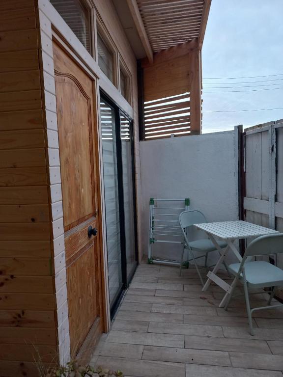 Balkón nebo terasa v ubytování Hostal CKAIR
