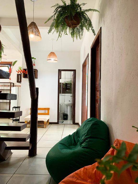 Posezení v ubytování Rudá Hostel